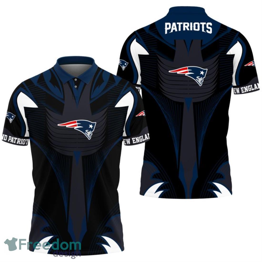 New England Patriots Abstract Pattern Polo Shirt image New England Patriots Abstract Pattern Polo Shirt Product Photo 1