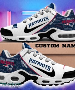 New England Patriots NFL Air Cushion Sport Shoes New For Men Women Fans Custom Name - New England Patriots Air Cushion Sports Shoes New_2
