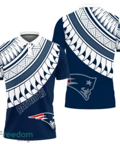 New England Patriots Polynesian Pattern Polo Shirt