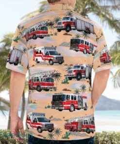 New Hampshire Fire Academy & Emergency Medical Services Tropical 3D Hawaiian Shirt Gift For Summer Product Photo 2