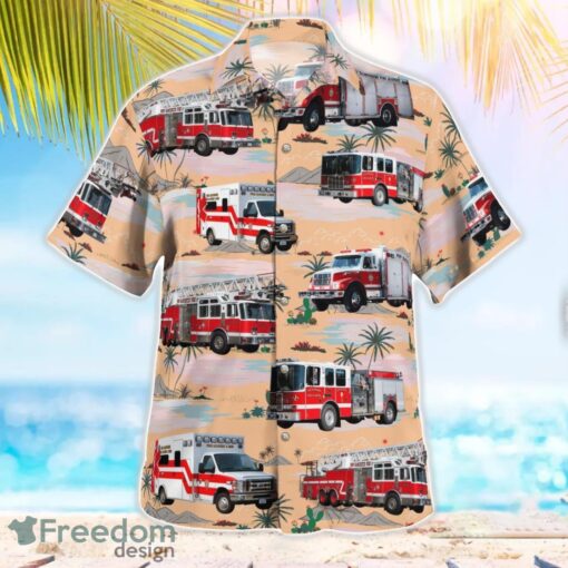 New Hampshire Fire Academy & Emergency Medical Services Tropical 3D Hawaiian Shirt Gift For Summer Product Photo 3