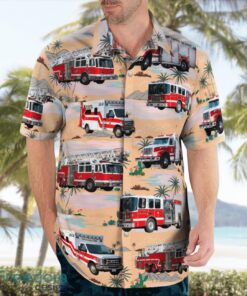 New Hampshire Fire Academy & Emergency Medical Services Tropical 3D Hawaiian Shirt Gift For Summer Product Photo 4