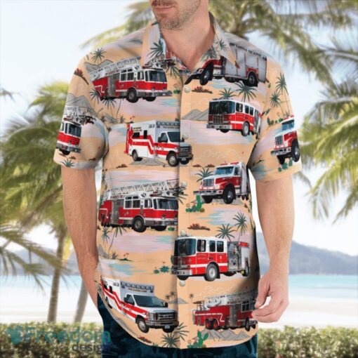 New Hampshire Fire Academy & Emergency Medical Services Tropical 3D Hawaiian Shirt Gift For Summer Product Photo 4