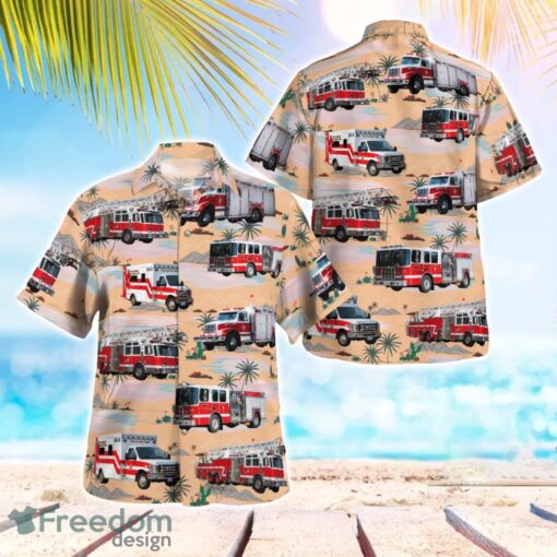 New Hampshire Fire Academy & Emergency Medical Services Tropical 3D Hawaiian Shirt Gift For Summer Product Photo 1