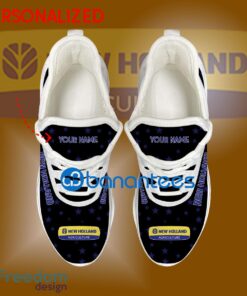 New Holland Tractor Running Sneaker Monogram Custom Name Gift Max Soul Shoes USA Flag Star New For Fans - New Holland Tractor Running Shoes New Trending Personalized Photo 2