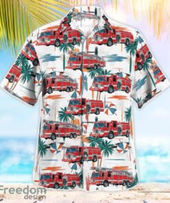 New Jersey Hackensack Fire Department Tropical 3D Hawaiian Shirt Gift For Summer Product Photo 2