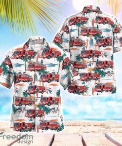 New Jersey Hackensack Fire Department Tropical 3D Hawaiian Shirt Gift For Summer