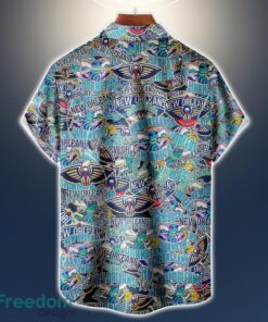 New Orleans Pelicans Logo All Printed 3D Hawaiian Shirt For Fans NBA Hawaiian Shirt Product Photo 2