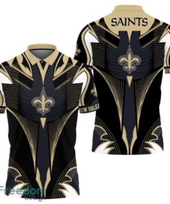 New Orleans Saints Abstract Pattern Polo Shirt