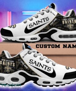New Orleans Saints NFL Air Cushion Sport Shoes New For Men Women Fans Custom Name - New Orleans Saints Air Cushion Sports Shoes New_2