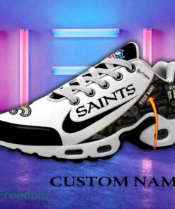 New Orleans Saints NFL Air Cushion Sport Shoes New For Men Women Fans Custom Name New Orleans Saints NFL Air Cushion Sport Shoes New For Men Women Fans Custom Name
