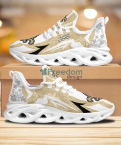 New Orleans Saints Symbol Geometric Pattern Max Soul Shoes New Sneaker
