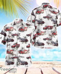 New York Fort Johnson Volunteer Fire Company Hawaiian Shirt Summer Beach Gift