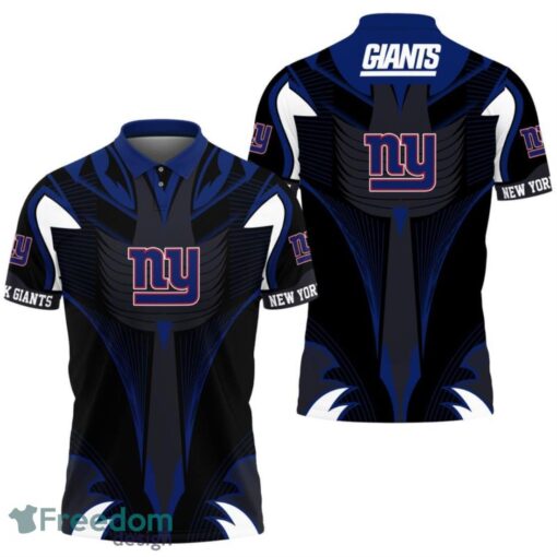 New York Giants Abstract Pattern Polo Shirt Product Photo 1