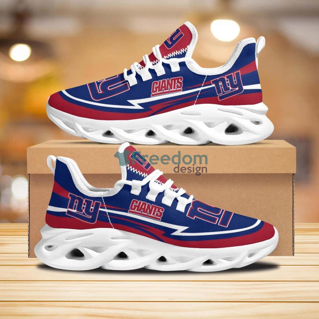 New York Giants Are Coming Curves Max Soul Shoes New Sneaker image New York Giants Are Coming Curves Max Soul Shoes New Sneaker Product Photo 1