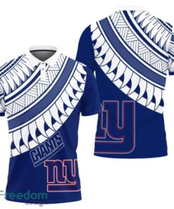 New York Giants Polynesian Pattern Polo Shirt New York Giants Polynesian Pattern Polo Shirt