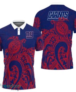 New York Giants Turtle Polynesian Pattern Polo Shirt