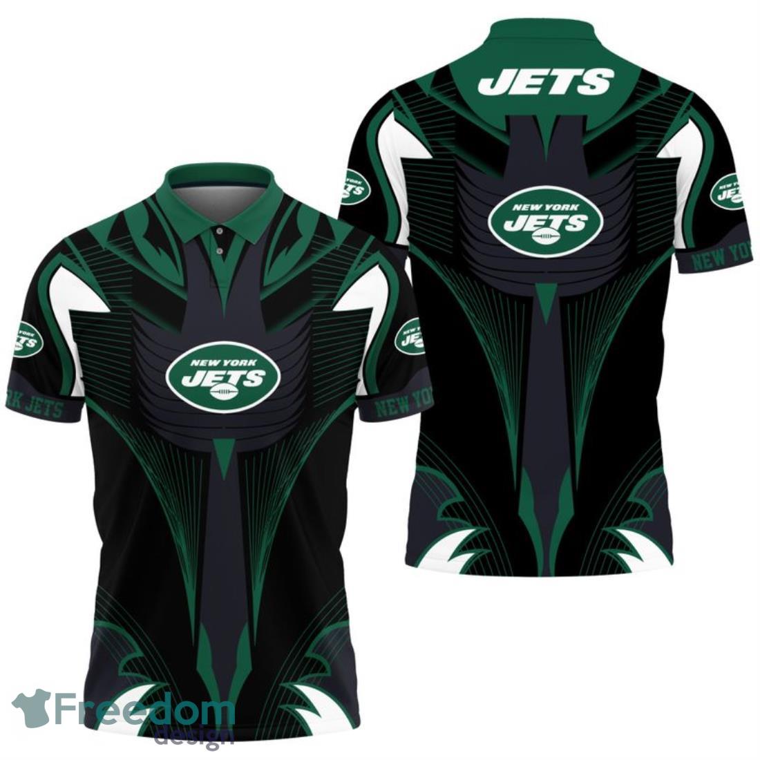 New York Jets Abstract Pattern Polo Shirt Product Photo 1