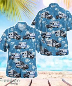 New York, Livonia EMS Beach Hawaiian Shirt Gift For Summer Holiday