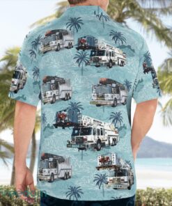 New York, Merrick Truck Co. 1 3D Summer Aloha Hawaiian Shirt Product Photo 2