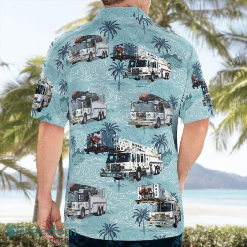 New York, Merrick Truck Co. 1 3D Summer Aloha Hawaiian Shirt Product Photo 2