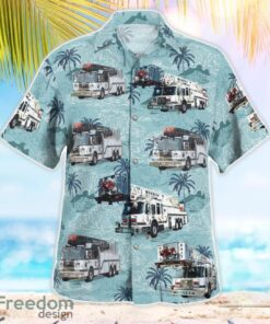 New York, Merrick Truck Co. 1 3D Summer Aloha Hawaiian Shirt Product Photo 3