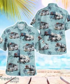 New York, Merrick Truck Co. 1 3D Summer Aloha Hawaiian Shirt Product Photo 1