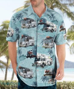 New York, Merrick Truck Co. 1 3D Summer Aloha Hawaiian Shirt Product Photo 4