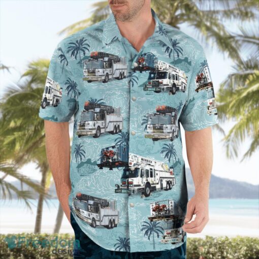 New York, Merrick Truck Co. 1 3D Summer Aloha Hawaiian Shirt Product Photo 4