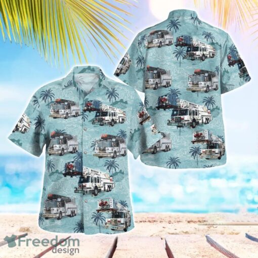 New York, Merrick Truck Co. 1 3D Summer Aloha Hawaiian Shirt Product Photo 1