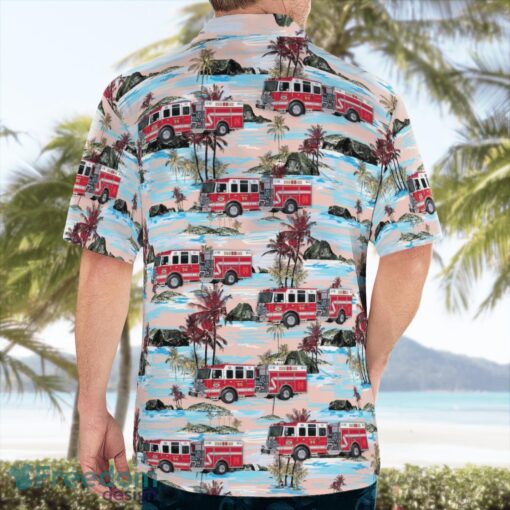 New York, Ossining Fire Department Beach Hawaiian Shirt Product Photo 2