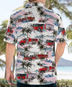 New York, Saranac Lake Volunteer Fire Department Hawaiian Shirt Men Women Beach Shirt Product Photo 2