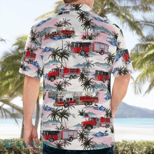 New York, Saranac Lake Volunteer Fire Department Hawaiian Shirt Men Women Beach Shirt Product Photo 2