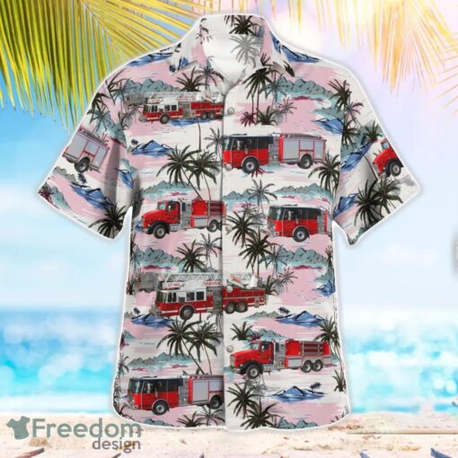 New York, Saranac Lake Volunteer Fire Department Hawaiian Shirt Men Women Beach Shirt Product Photo 3