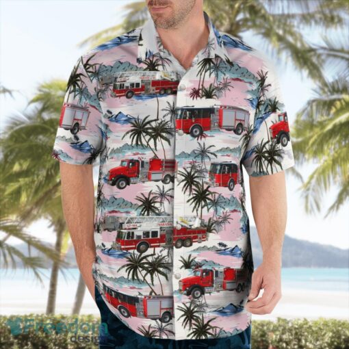 New York, Saranac Lake Volunteer Fire Department Hawaiian Shirt Men Women Beach Shirt Product Photo 4