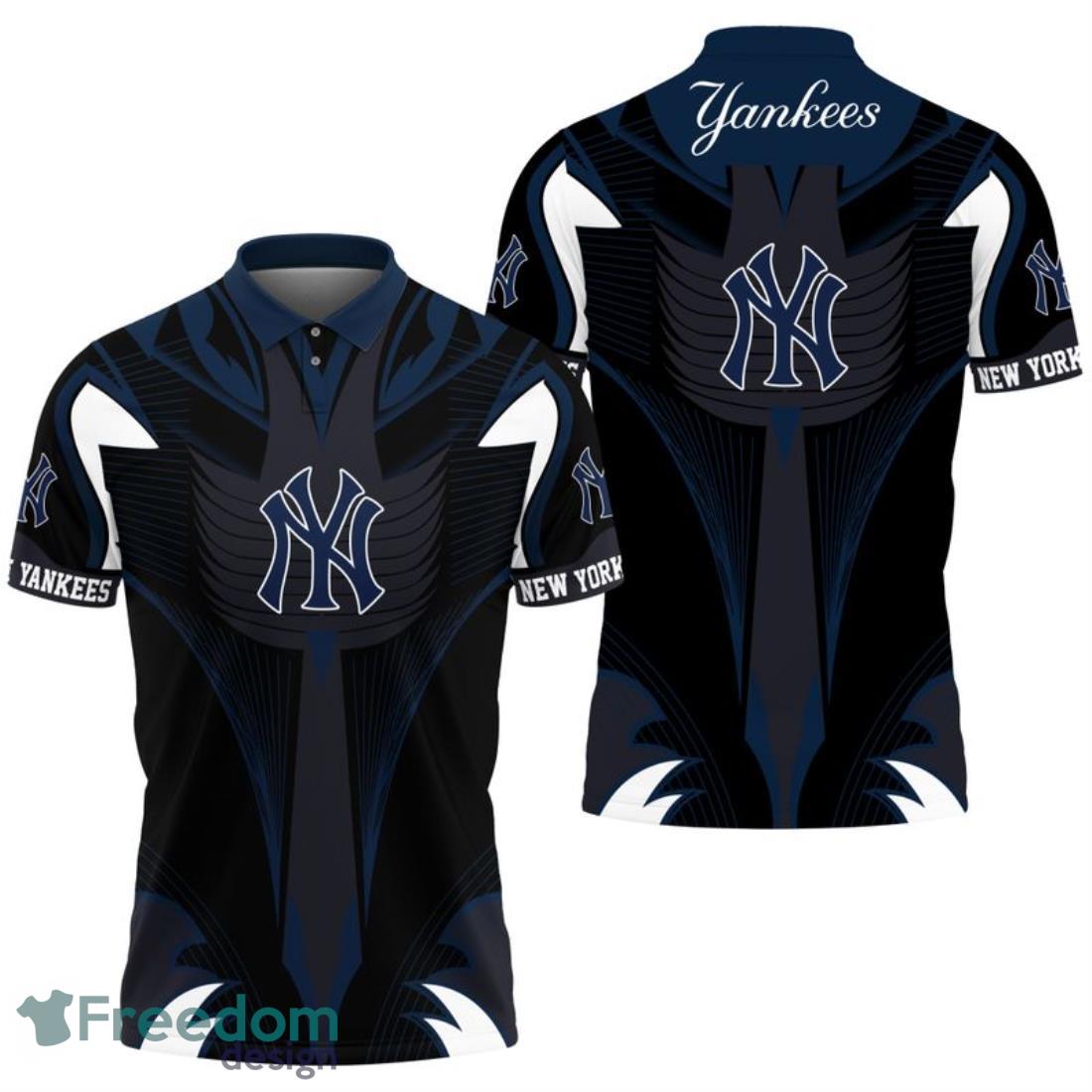 New York Yankees Abstract Pattern Polo Shirt Product Photo 1