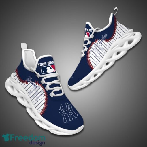 New York Yankees MLB Personalized Name Max Soul Shoes New Gift Product Photo 3