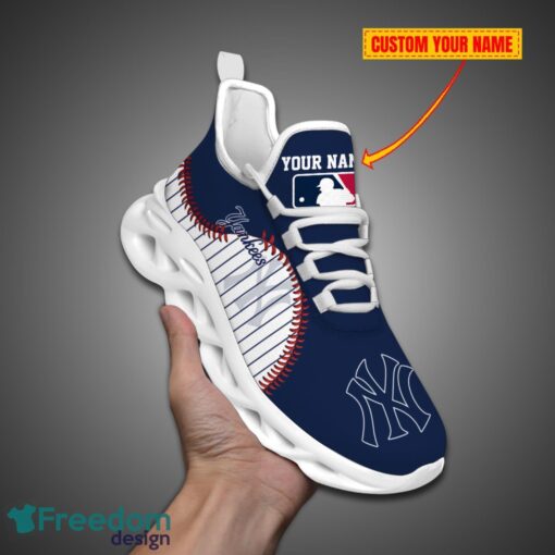 New York Yankees MLB Personalized Name Max Soul Shoes New Gift Product Photo 1