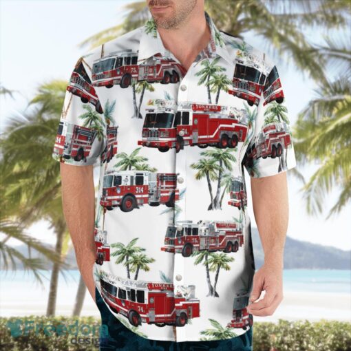 New York Yonkers Fire Department Hawaiian Shirt Men Women Beach Shirt Product Photo 3