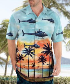 New Zealand Police Eurocopter AS355 3D Summer Aloha Hawaiian Shirt Product Photo 3