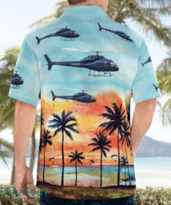 New Zealand Police Eurocopter AS355 3D Summer Aloha Hawaiian Shirt Product Photo 4