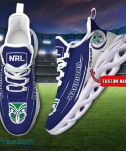 New Zealand Warriors NRL Max Soul Shoes Sneakers Sport Gift For Fans Running Shoes Custom Name Product Photo 2