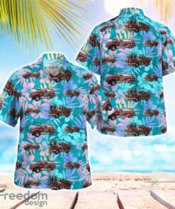 Newark Volunteer Fire Department Hawaiian Shirt Beach Summer Shirt Product Photo 1