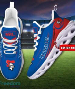 Newcastle Knights NRL Max Soul Shoes Sneakers Sport Gift For Fans Running Shoes Custom Name Product Photo 2