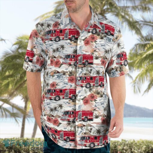 Newport, Delaware, Minquas Fire Company Beach Hawaiian Shirt Product Photo 4