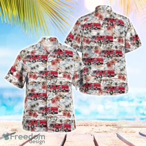 Newport, Delaware, Minquas Fire Company Beach Hawaiian Shirt Product Photo 1