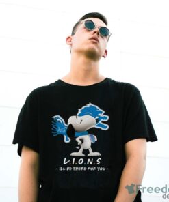 NFL Detroit Lions Snoopy I’ll Be There For You T Shirt - G500 Gildan T-Shirt