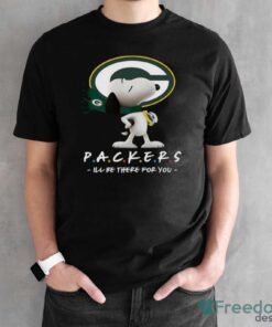 NFL Green Bay Packers Snoopy I’ll Be There For You T Shirt - Black Unisex T-Shirt