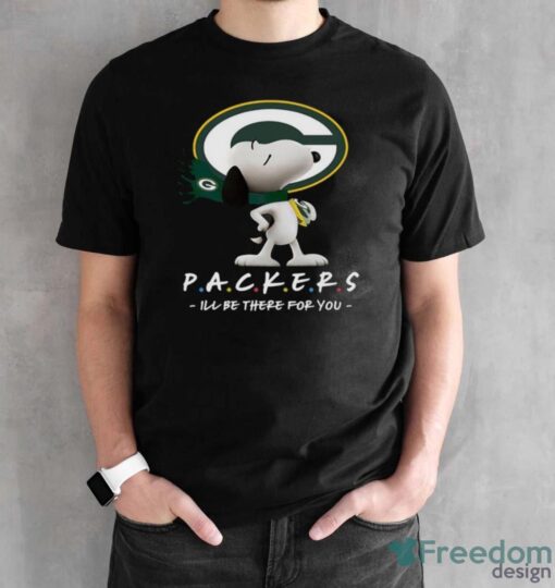 NFL Green Bay Packers Snoopy I’ll Be There For You T Shirt - Black Unisex T-Shirt