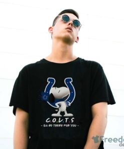 NFL Indianapolis Colts Snoopy I’ll Be There For You T Shirt - G500 Gildan T-Shirt